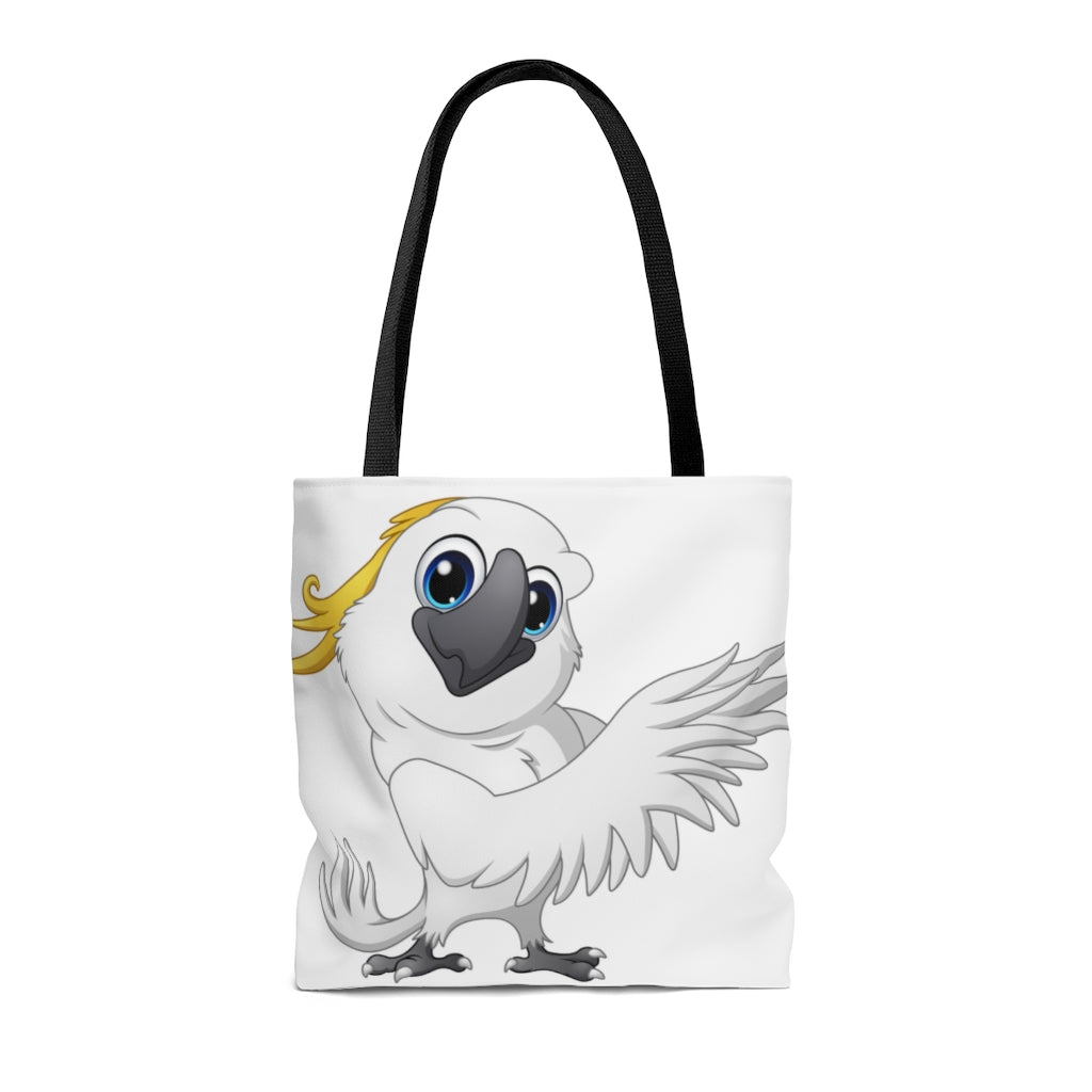 Cartoon Cockatoo Tote Bag