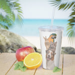 Load image into Gallery viewer, PETS- Plastic Tumbler &amp; Straw
