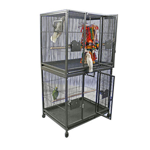 40"×30"×73 Double Stack Cage