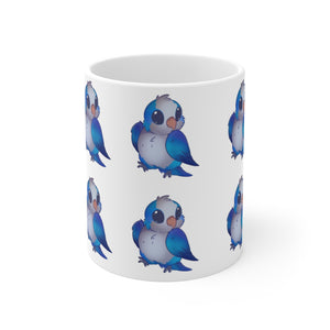 Blue Quaker Ceramic Mugs