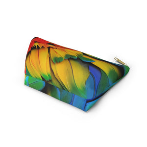 Macaw Feathers- Accessory Pouch
