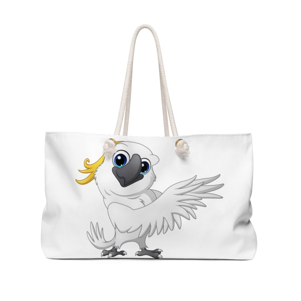 Cartoon Cockatoo Weekender Bag