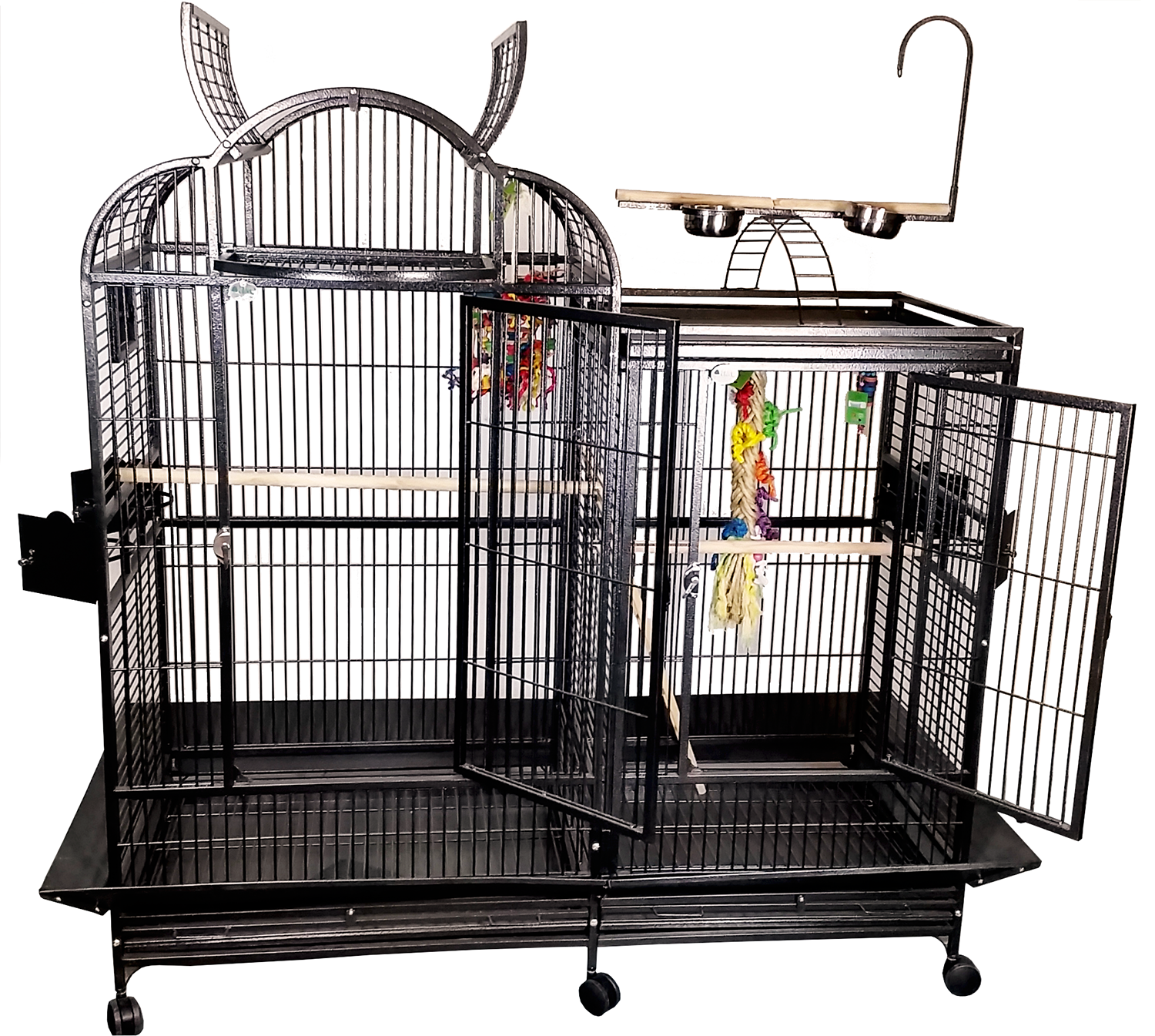 Split Level House Cage with Divider - 42"x26"×61"
