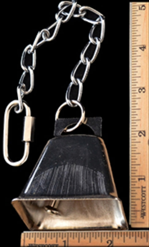 Large Cow Bell with Chain