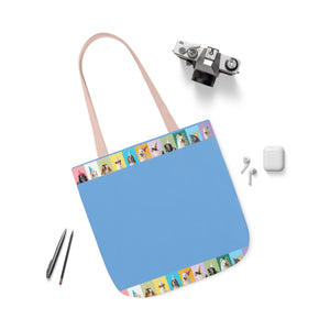 Birthday Dogs Canvas Tote Bag