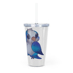 Load image into Gallery viewer, Blue Quaker - Tumbler &amp;Straw

