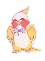 Load image into Gallery viewer, Distinguished Cockatiel Stickers
