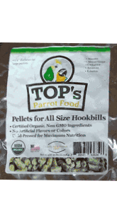 TOP's Medium/Large Parrot Pellets 25 lbs bag (Special Order)