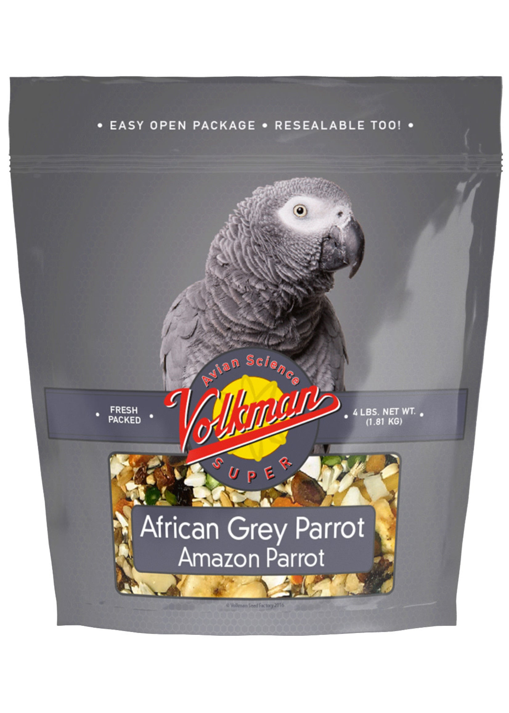 Volkmans Avian Science African Grey Parrot (4lb)